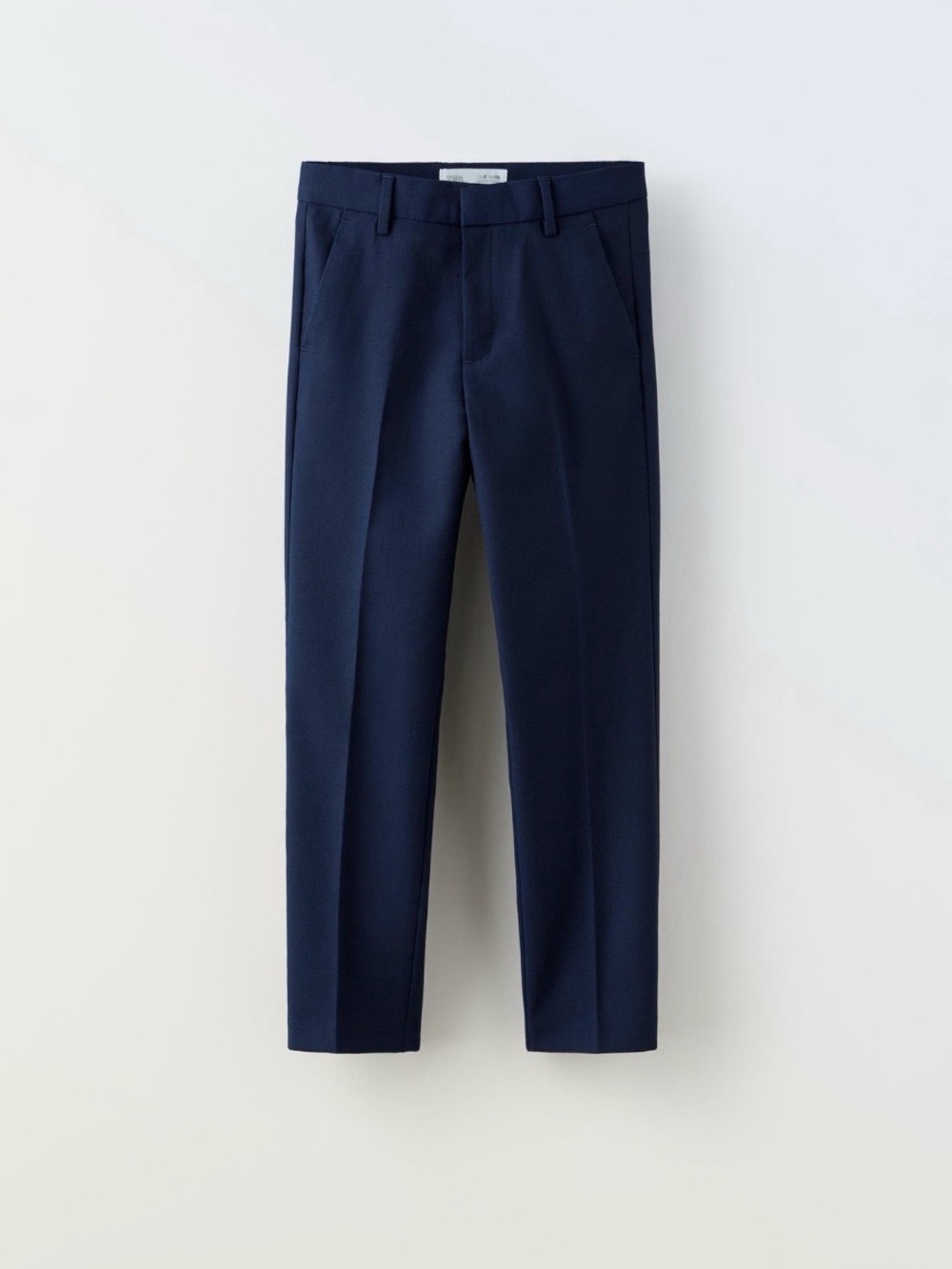 Zara Kids Boys 3 Piece Navy Suit Set Blazer Pants White Shirt Size 7 - Picture 3 of 13